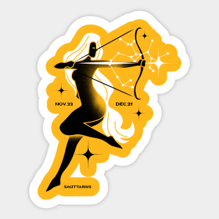 Arrow Girl Sticker